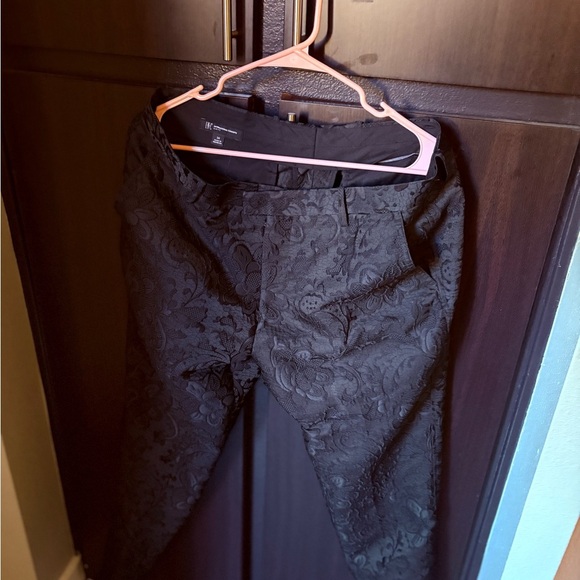INC International Concepts Men's Black Floral Pants - Picture 1 of 4